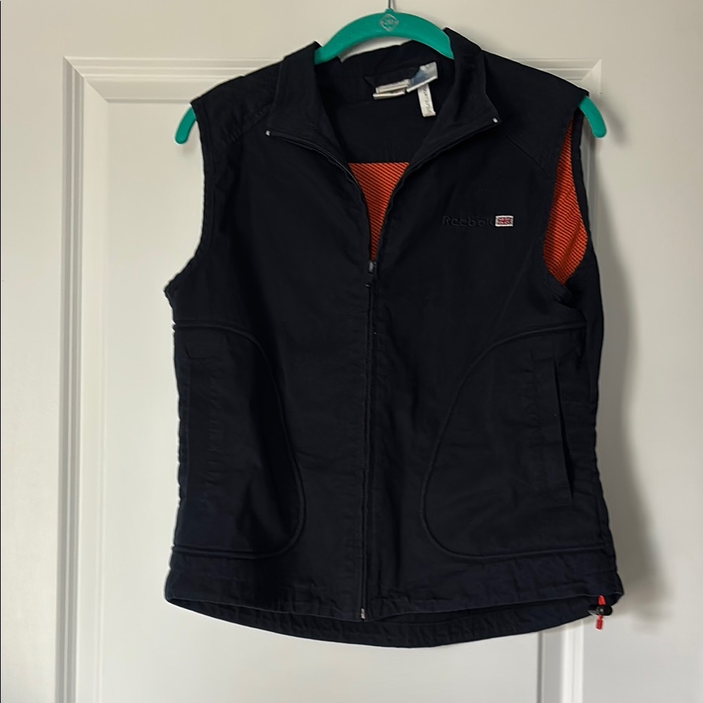 Reebok Navy Vest, Size Small